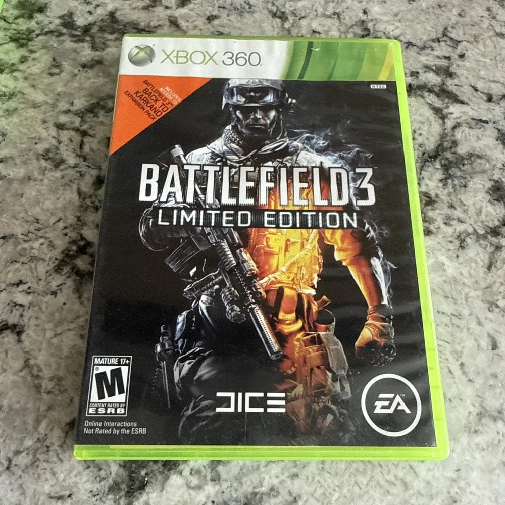 Xbox 360 Game Lot Battlefield 3, Max Payne, Grand Theft Auto
